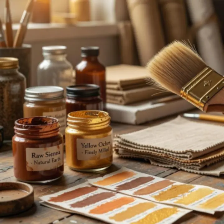 Proces rzemieślniczy produkcji pędzli artystycznych