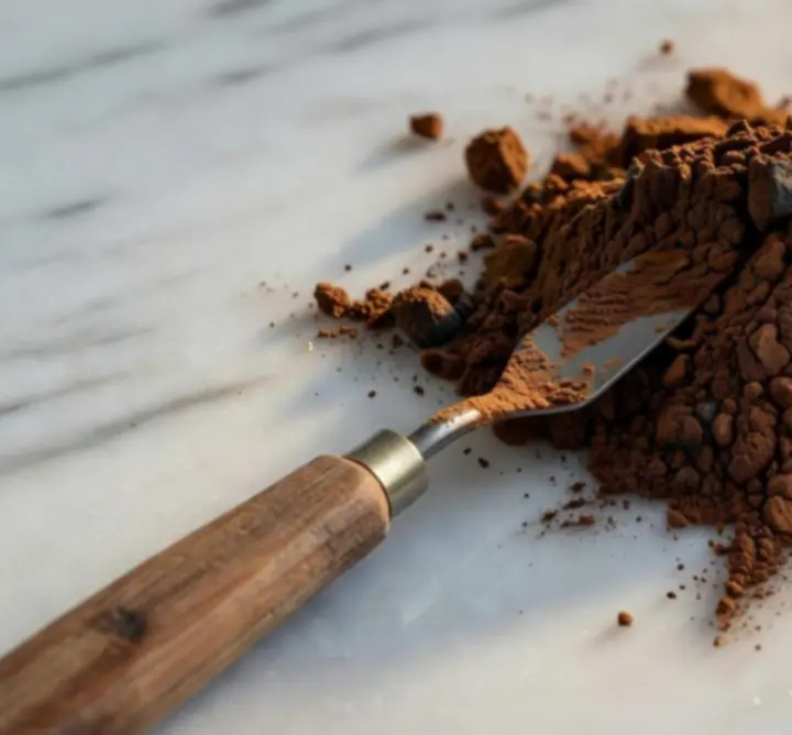 Pigmenty surowe w różnych odcieniach