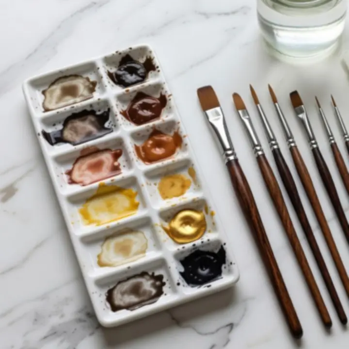 Paleta akwareli z profesjonalnymi pigmentami